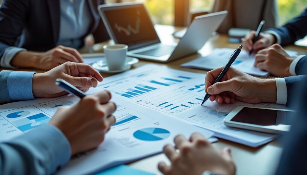 La comparaison du chiffre d’action entre plusieurs sociétés cotées