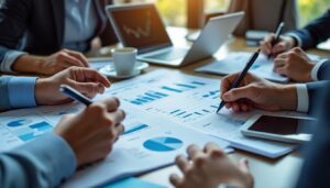 La comparaison du chiffre d’action entre plusieurs sociétés cotées