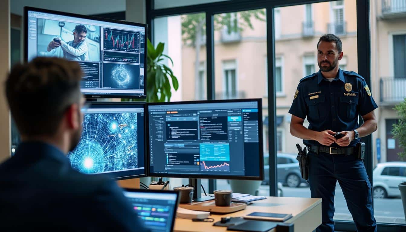 Illustration: Comprendre le rôle essentiel du cybergardiennage dans les banques niçoises