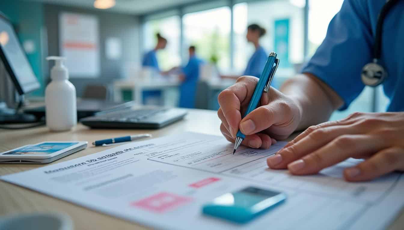 Quels sont les formulaires nécessaires pour l'indemnité mutuelle en cas d'hospitalisation ?