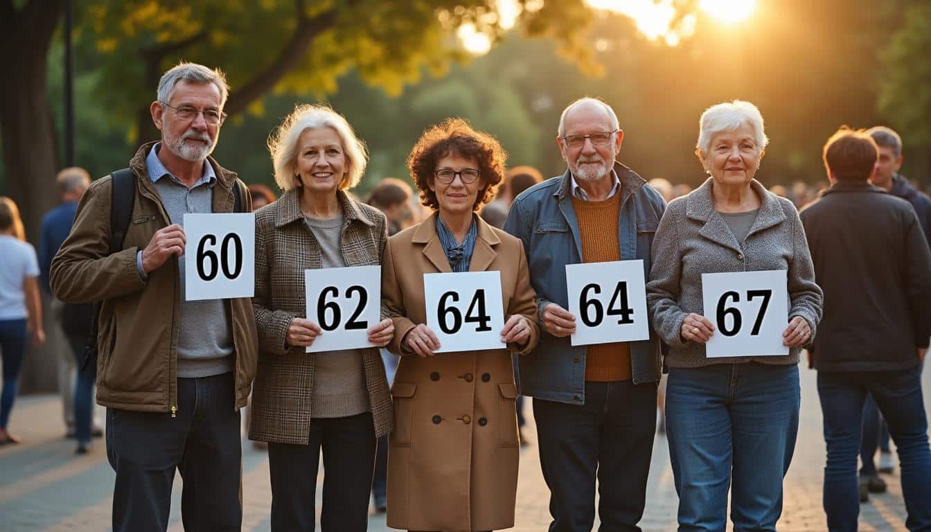 Illustration: Comment l’âge légal de départ à la retraite varie selon la génération