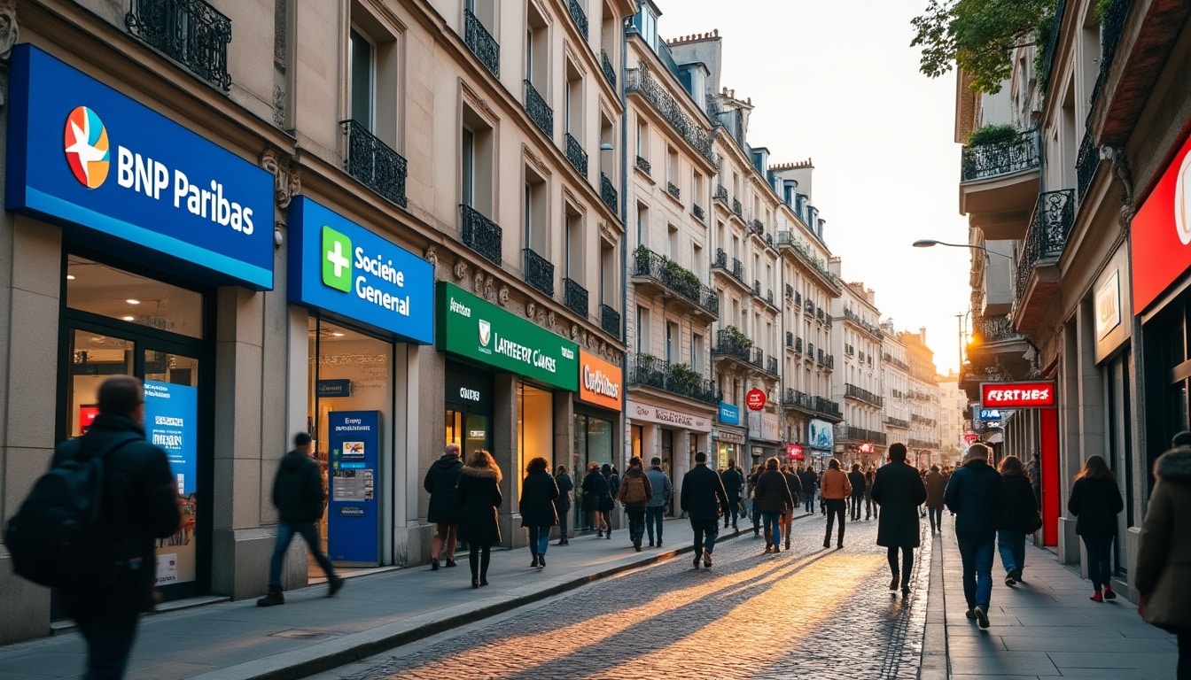 Illustration: Explorer la diversité des établissements bancaires en France