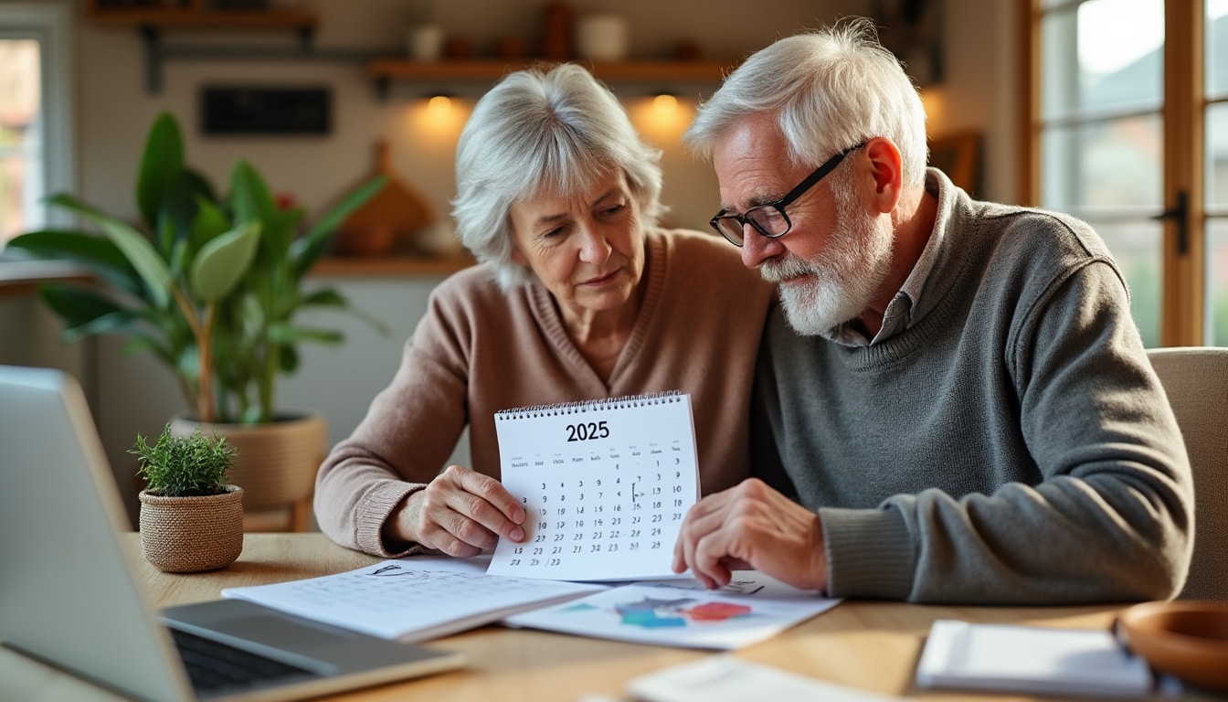 Illustration: Comment fonctionne le calendrier de versement des pensions en 2025 ?